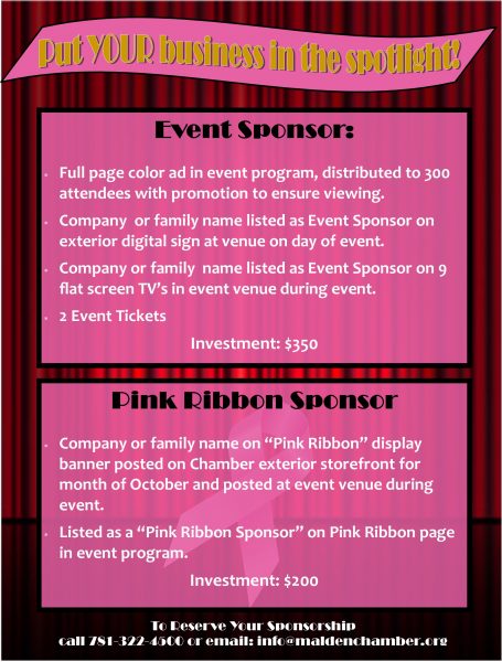 Sponsor Page of Flyer