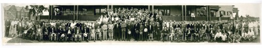 1927 Chamber Annual Outing Panoramic Historical photo from 1927