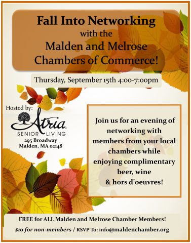 Fall Networking. Malden Graphic
