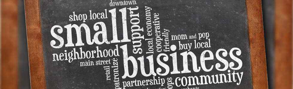 Small business chalkboard